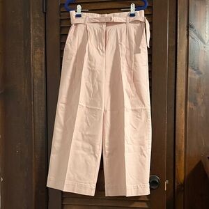 Ann Taylor Peach Belted Pants